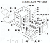 Exploded parts diagram for model: BGA36-BQAR (pre 2006)